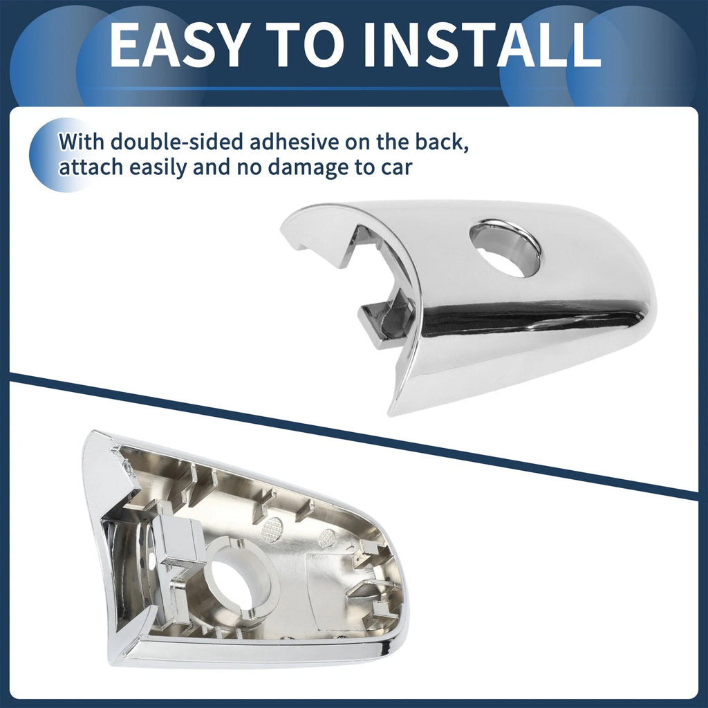 Door Handle Cover Front Left No. 806461BA0A for Infiniti QX60 (2014–2019) Silver Tone