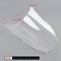 Windshield for Kawasaki ZX6R (2000–2002), ZZR600 (2005–2009) Clear