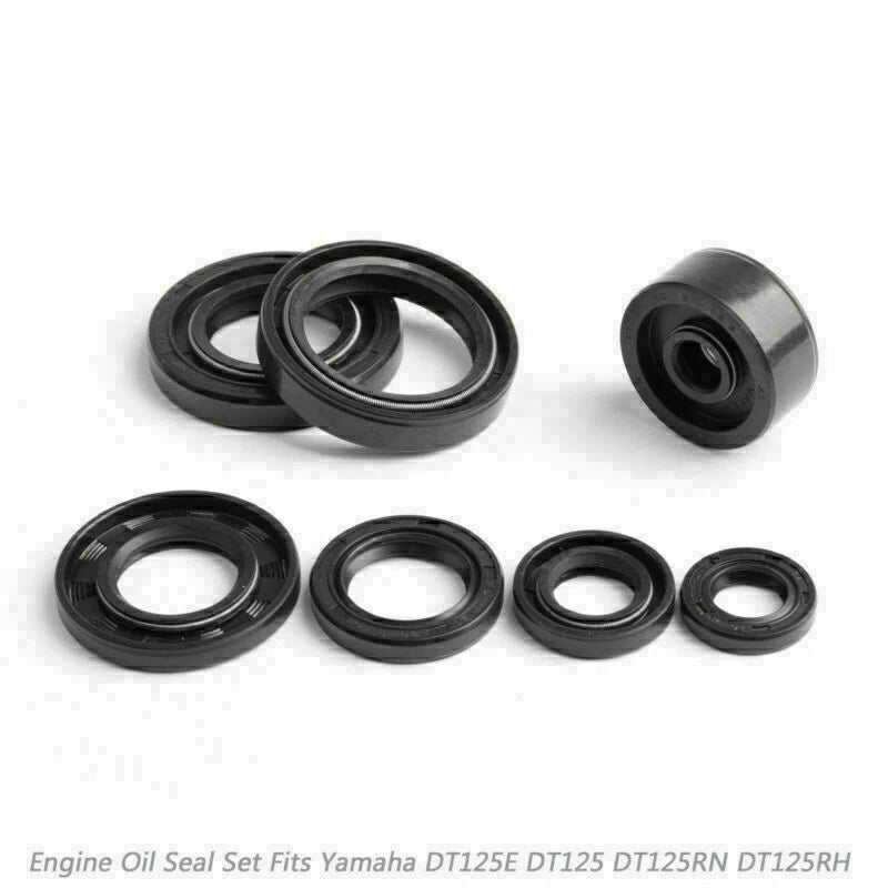 Set of 2 Engine Oil Seals for Yamaha DT125X (2005–2006), DT125RE, DT125R (1987–2006)