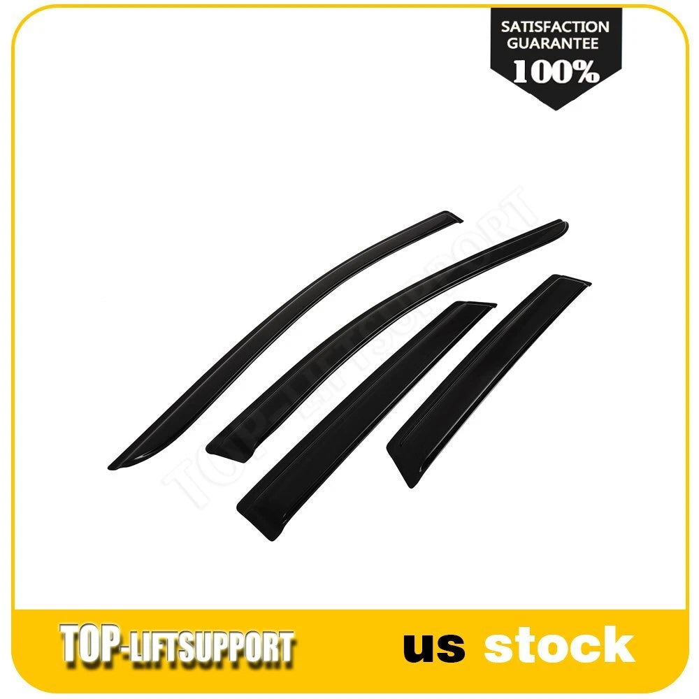 Wavy UV Window Visor Vent Shade Rain Guard for Lincoln MKX/Ford Edge (2007–2015)