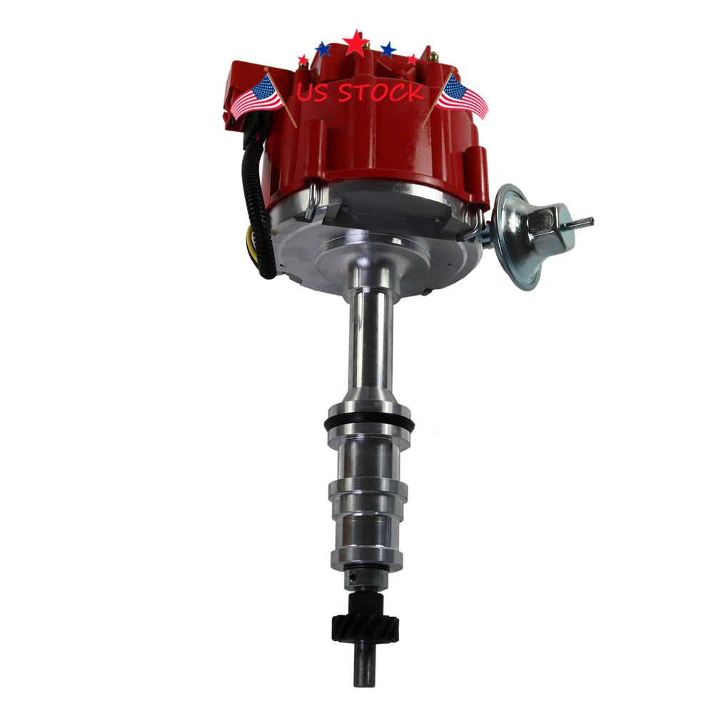 HEI Distributor for Ford FE V8 Engines (427-390) Red Cap 65000 Volt