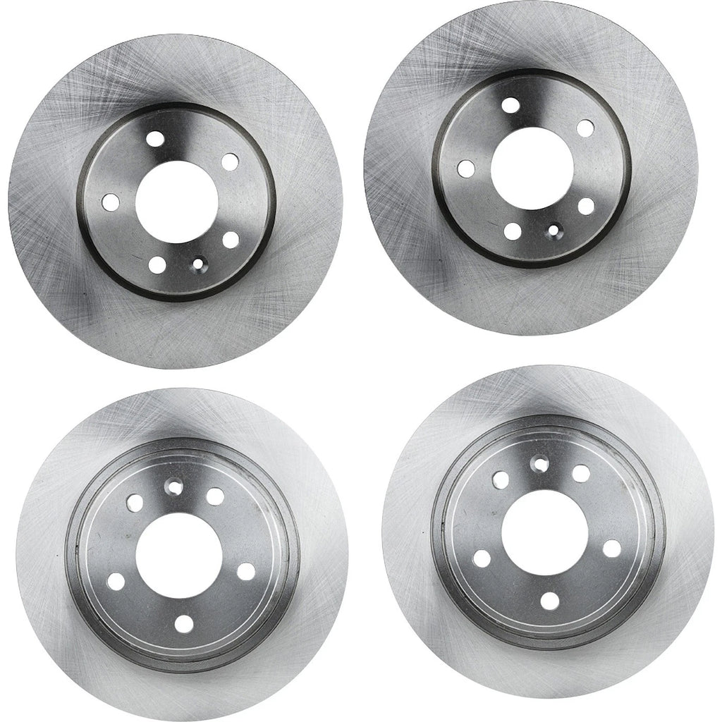 Front and Rear Disc Brake Rotors for Chevrolet Cruze (2014–2015)