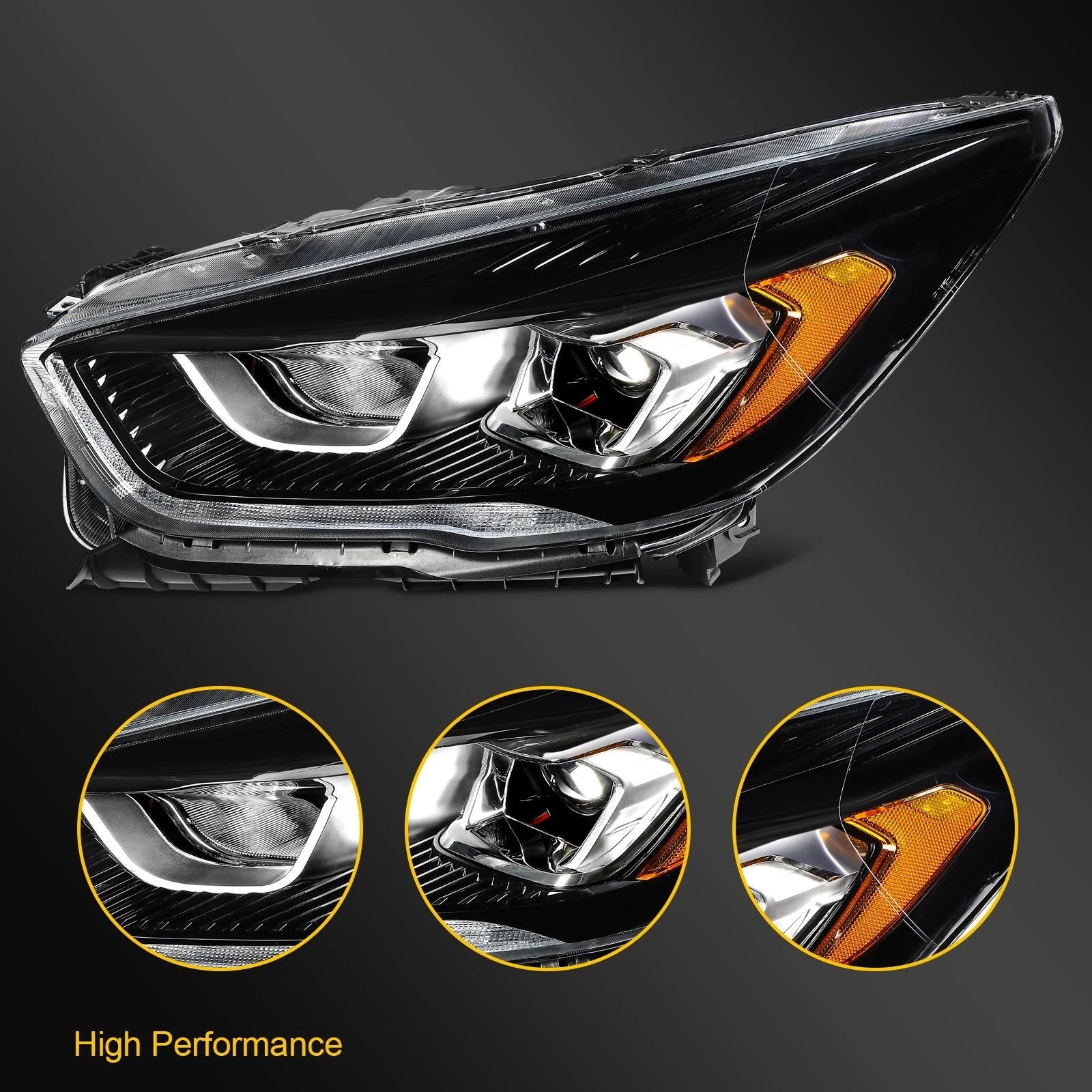 Full LED Headlight for Ford F250 F350 Super Duty (2020–2022)