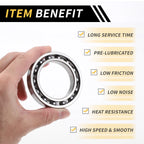 Deep Groove Ball Bearing 45x68x12mm for Scooter Skateboard (1 Pcs)