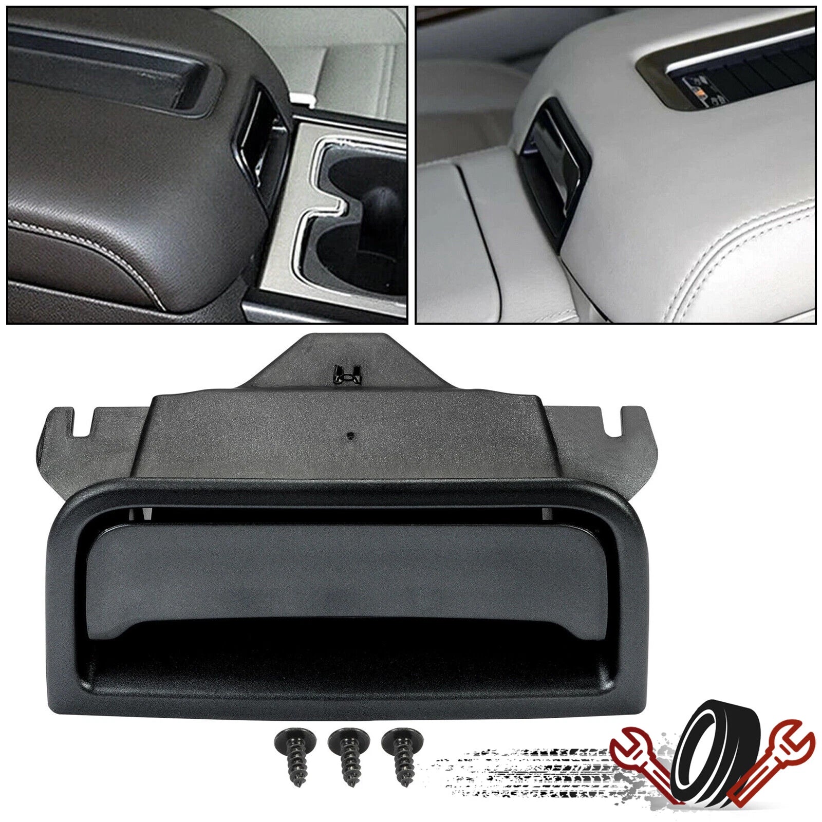 Center Console Armrest Latch Handle Plate for Chevrolet GMC (2014–2020)