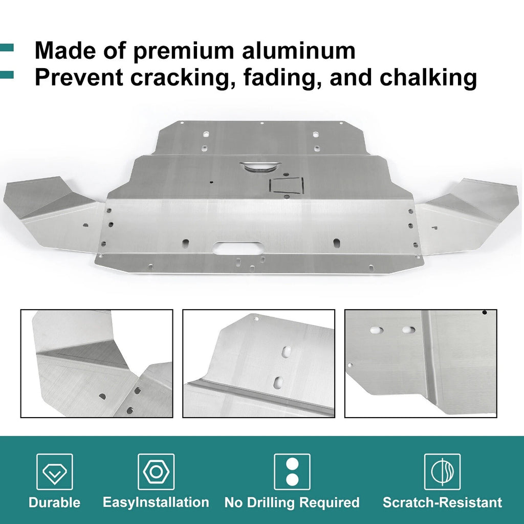 Lower Smooth Skid Plate with Side Wings for Audi A4 S4 (1996-2008)