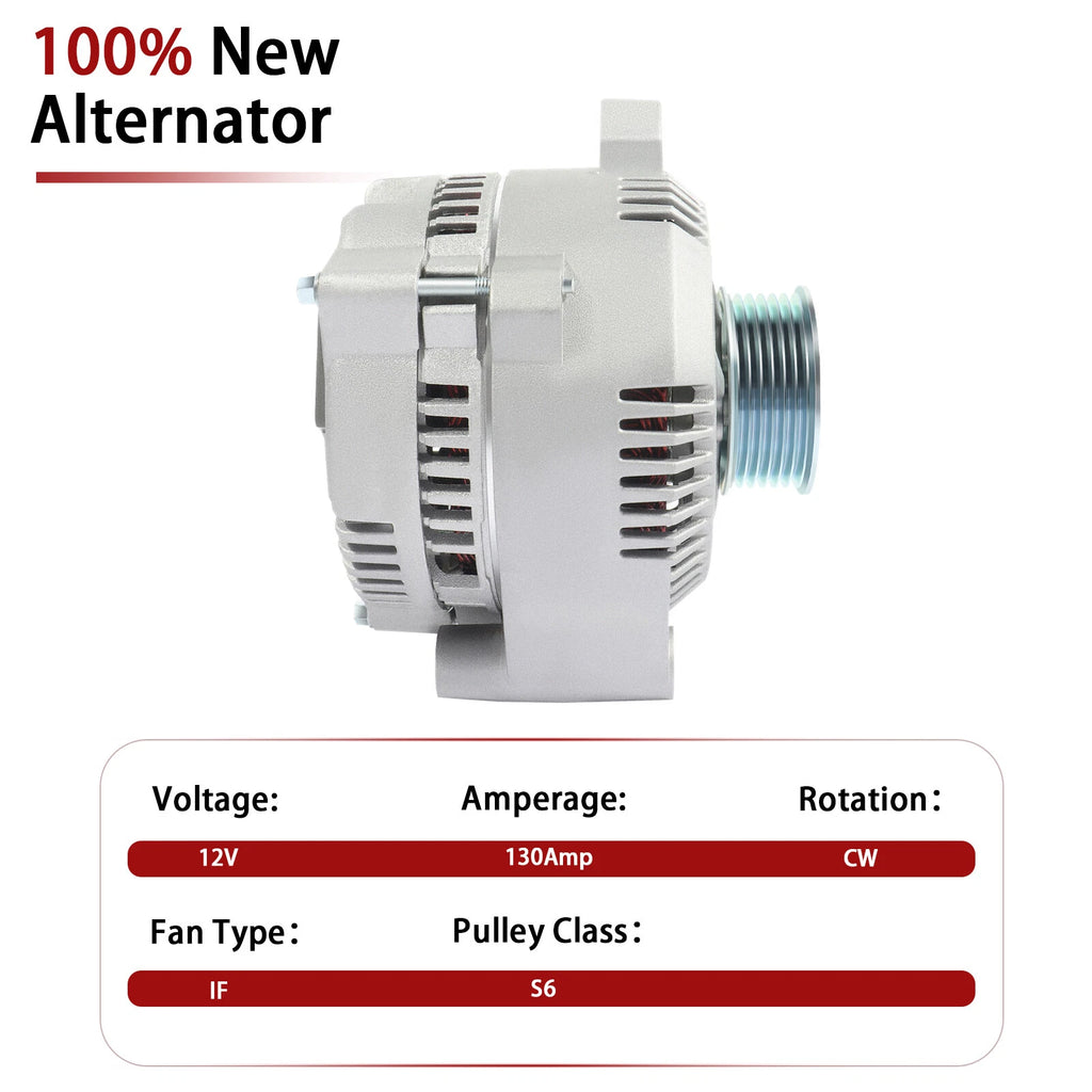 Alternator for Ford Mustang Mercury Cougar (1994-2000) 3.8L 110A