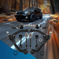 Front Control Arms with Ball Joints & Tie Rod for Dodge Nitro (2007–2011) Jeep Liberty (2008–2012)
