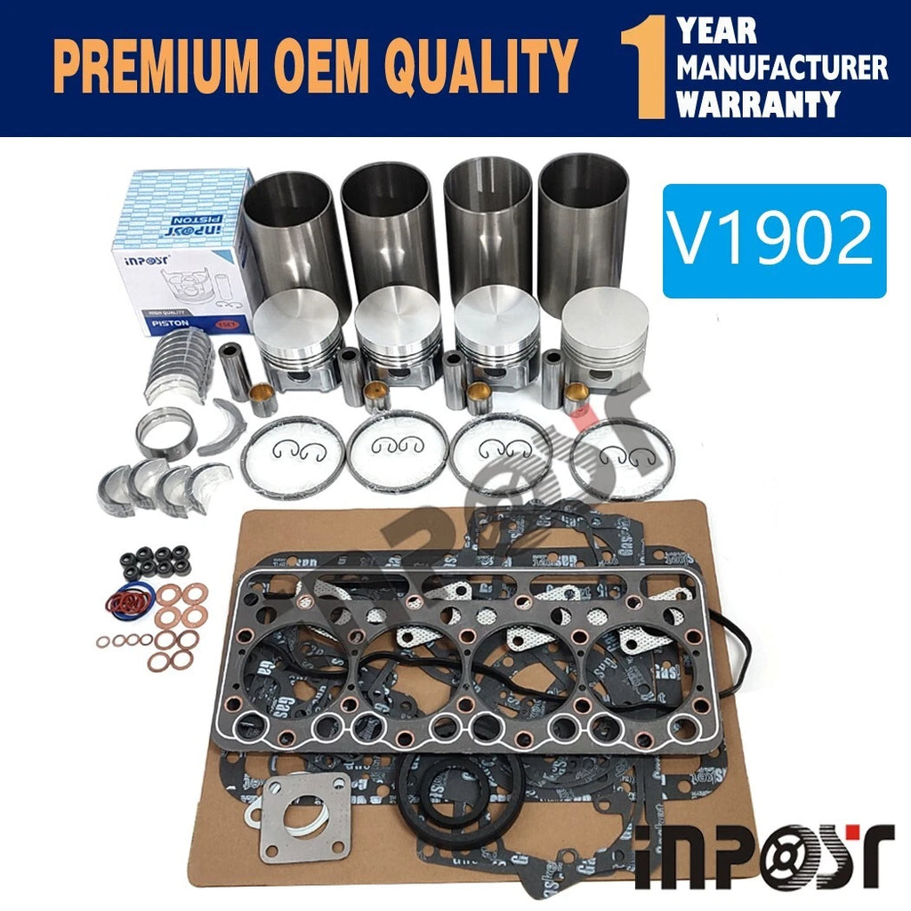Overhaul Rebuild Kit for Kubota THOMAS Loader T173 T133 (V1902)