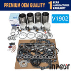 Overhaul Rebuild Kit for Kubota THOMAS Loader T173 T133 (V1902)