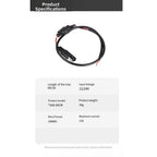DC Power Cable with Fuse Protection for Cars RVs Boats (SAE Male/Female)