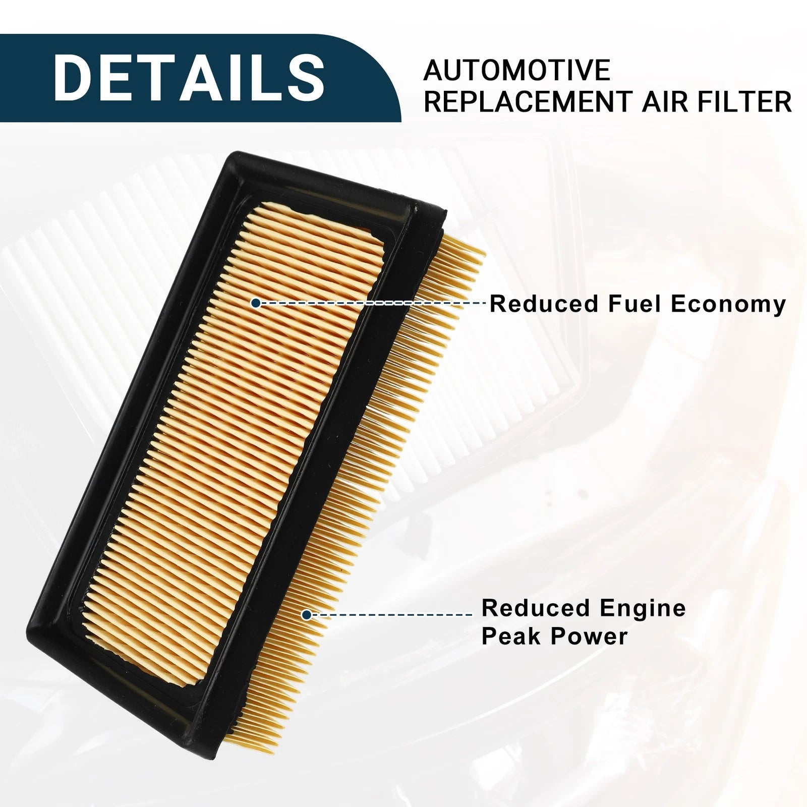 Set of 1 Cabin Air Filter for Toyota Prius C (2012–2019) No. 17801-21060/87139-07010
