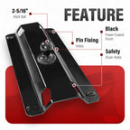 Gooseneck Hitch Plate Ball Adapter for Fifth Wheel Trailer (25)