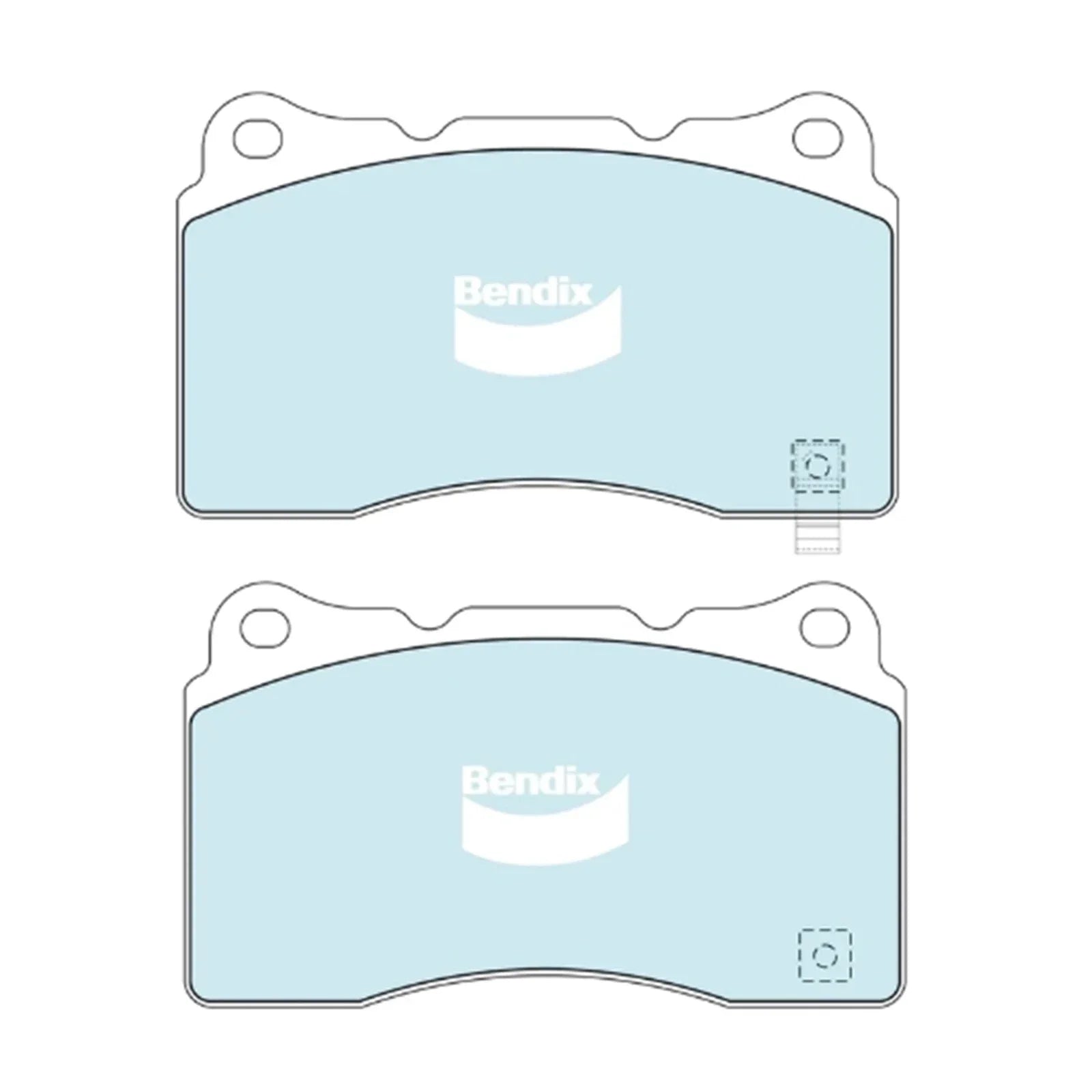 Pads Set Front Disc Brake Pads for Ford Falcon BA Brembo Calipers (2003-2005)