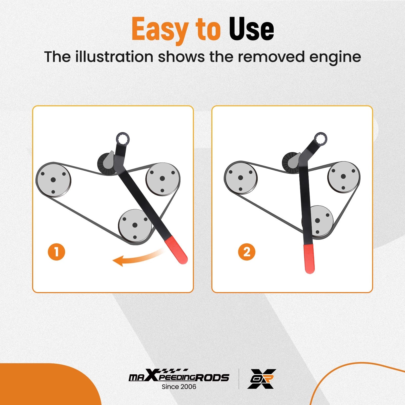 Set of 2 Serpentine Belt Wrenches for Mini Cooper (2007-Present)