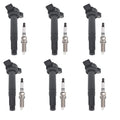 Set of 6 Ignition Coils + 6 Spark Plugs for Toyota Avalon 3.5L V6 (2005–2018) UF487