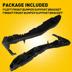 Set of 2 Front Bumper Cover Retainer Brackets for 2004-2009 Toyota Prius