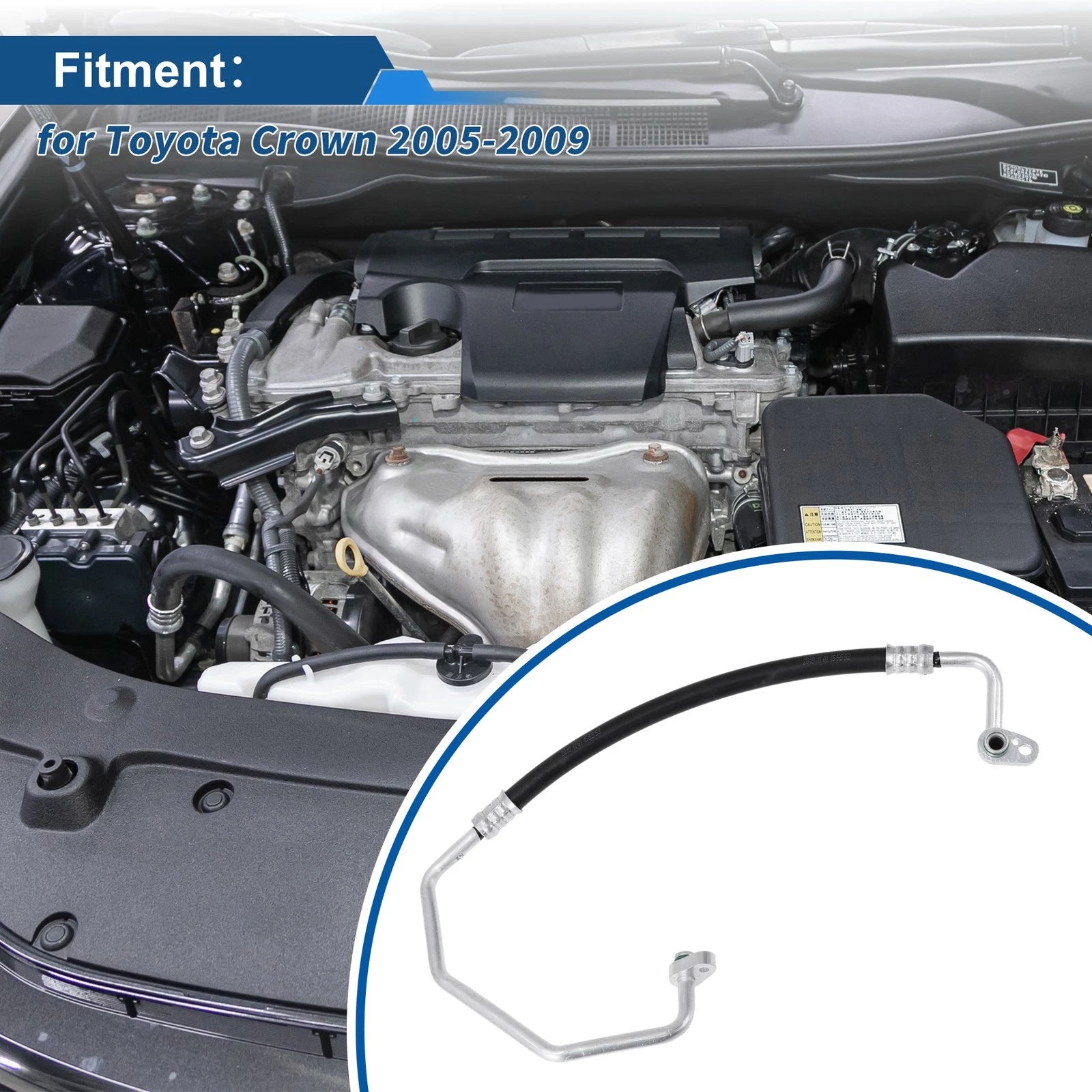 A/C Refrigerant Liquid Hose for Toyota Crown (2005–2009) No. 887110N010