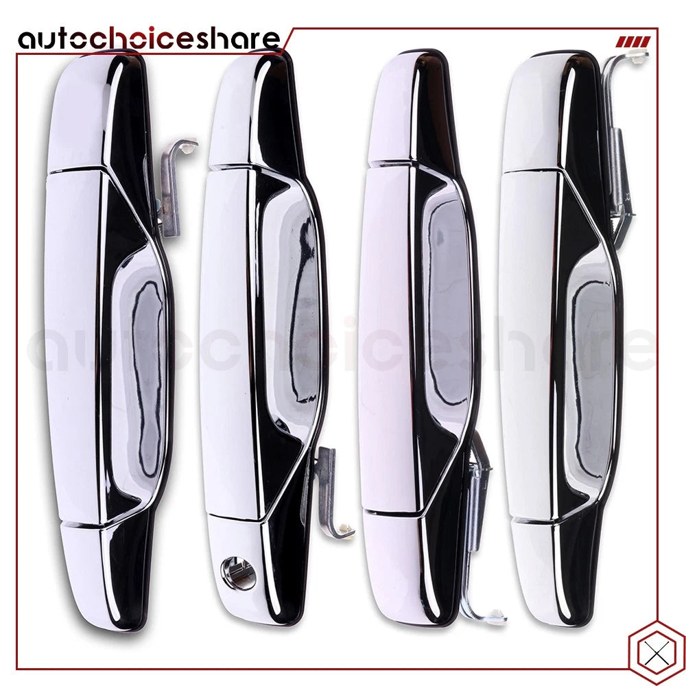 2X Exterior Door Handles for Chevy Silverado 1500 (2007-2013)