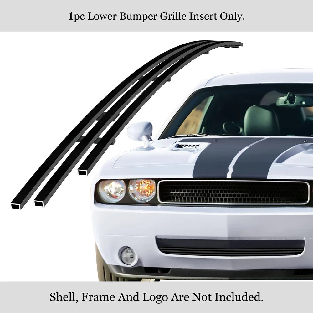 Stainless Black Billet Grille Insert for Dodge Challenger (2009-2010)