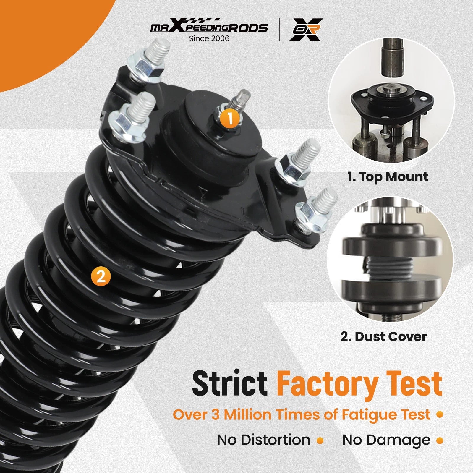 Quick Complete Front Strut Spring Assembly for Dodge Nitro (2007–2011) 171577R