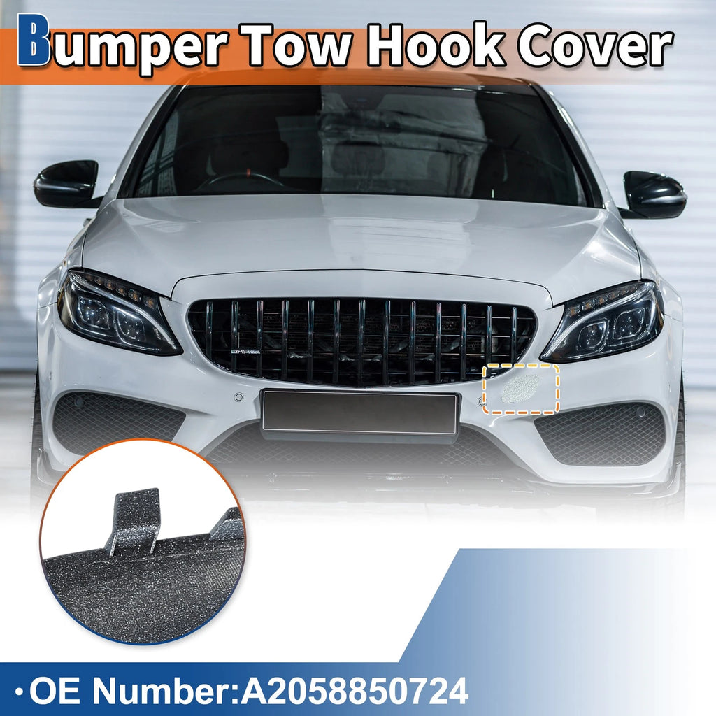 Tow Hook Cover for Mercedes-Benz (2015–2020) No.A2058850724 Diamond Silver