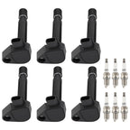6X Ignition Coil & Spark Plug Pack for Honda Odyssey Accord Acura CL TL (1995–2006) UF242