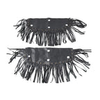 Front Rider Floorboard Fringe Covers for Honda, Yamaha, Harley