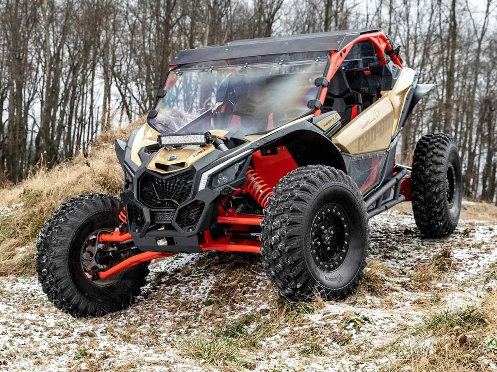 SuperATV Atlas Pro A-Arms for Can-Am Maverick X3 (2017–2023) - Can-Am Red