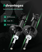 Rear Shocks Struts for Mazda Protege Protege5 (1999–2003)