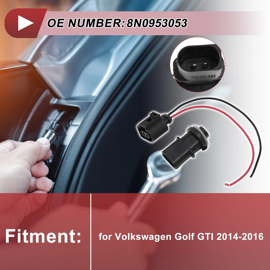 Set of 1 Turn Signal Light Socket Wiring for Volkswagen Golf GTI (2014–2016) No. 8N0953053