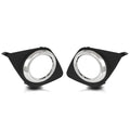 Set of 2 Front Bumper Fog Light Bezels for Toyota RAV4 (2009–2012)