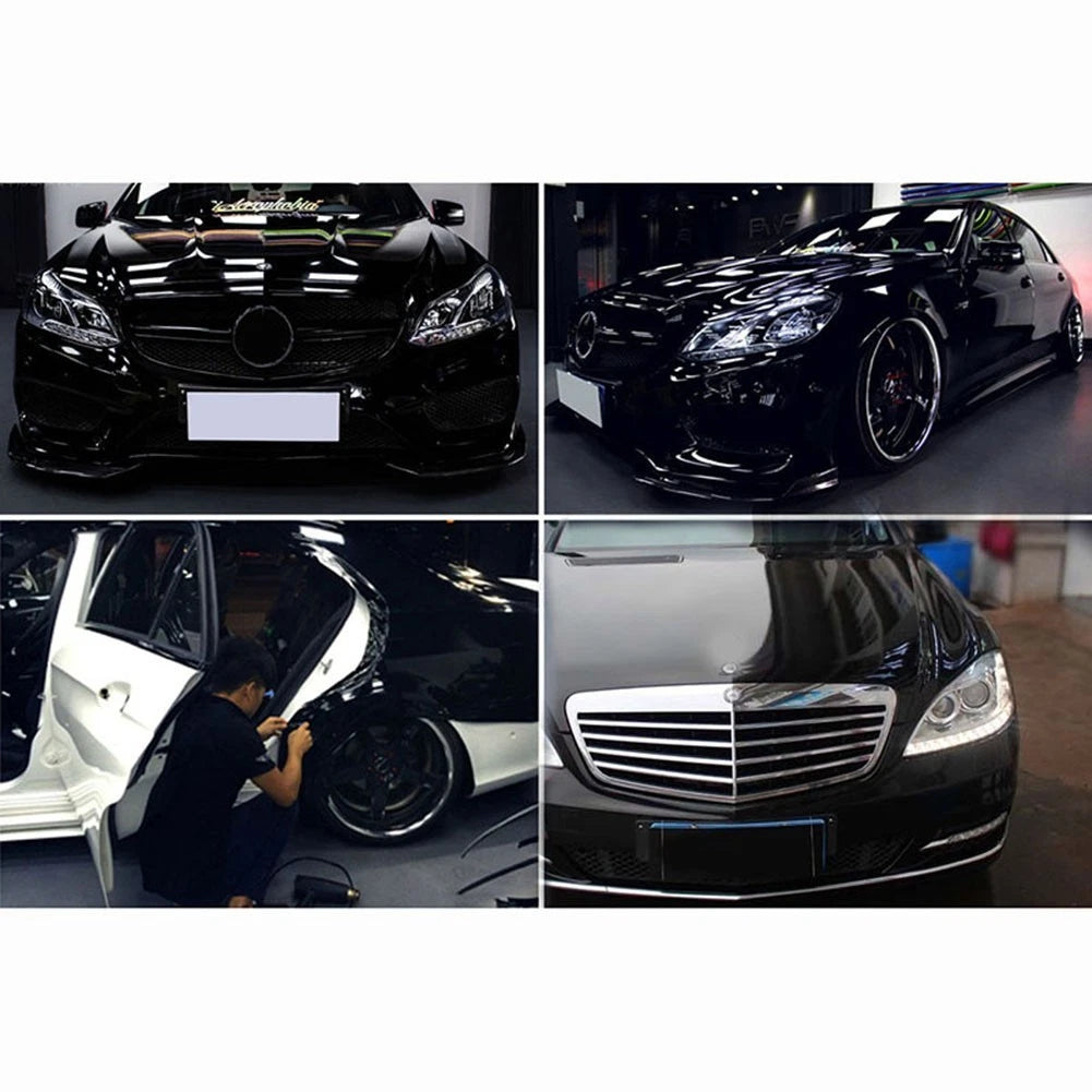 Vinyl Car Wrap Sheet Roll Film 30x152cm Black Gloss Anti-Stain