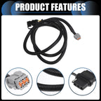 Set of 4 Way Flat Trailer Wiring Harness for Nissan Frontier (2005–2022)
