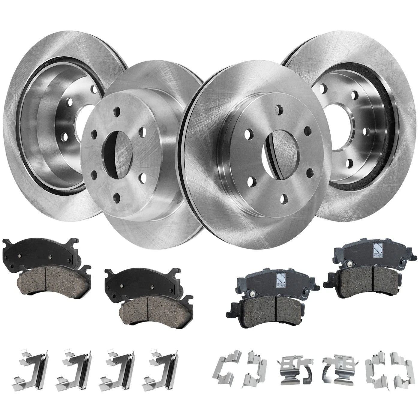 Brake Disc and Pad Kit for Chevy Silverado 1500 (1999–2006) Ceramic