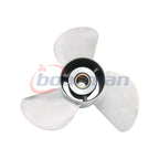 Outboard Propeller 13 7/8x15 for Yamaha 50-115HP (Stainless, Hardware Kits)