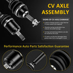 CV Axle for Honda Rincon 500 650 TRX650FA (2003–2004)
