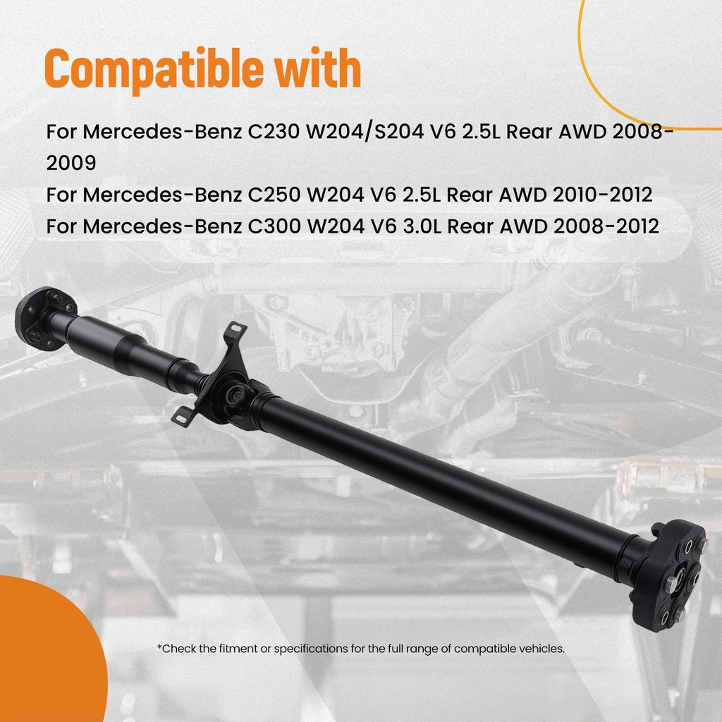 Rear Driveshaft Prop Shaft for Mercedes W204 C230 C250 C300 (2008–2012)