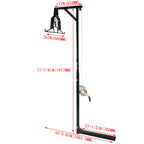 Hitch-Mounted Deer Hoist with Winch for Truck (Universal Fit)