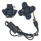 Adjustable USB Fan for Laptops and Small Devices