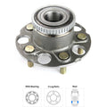 Wheel Hubs for Honda Odyssey (1999–2004) Rear Left & Right with Bearing & ABS Ring