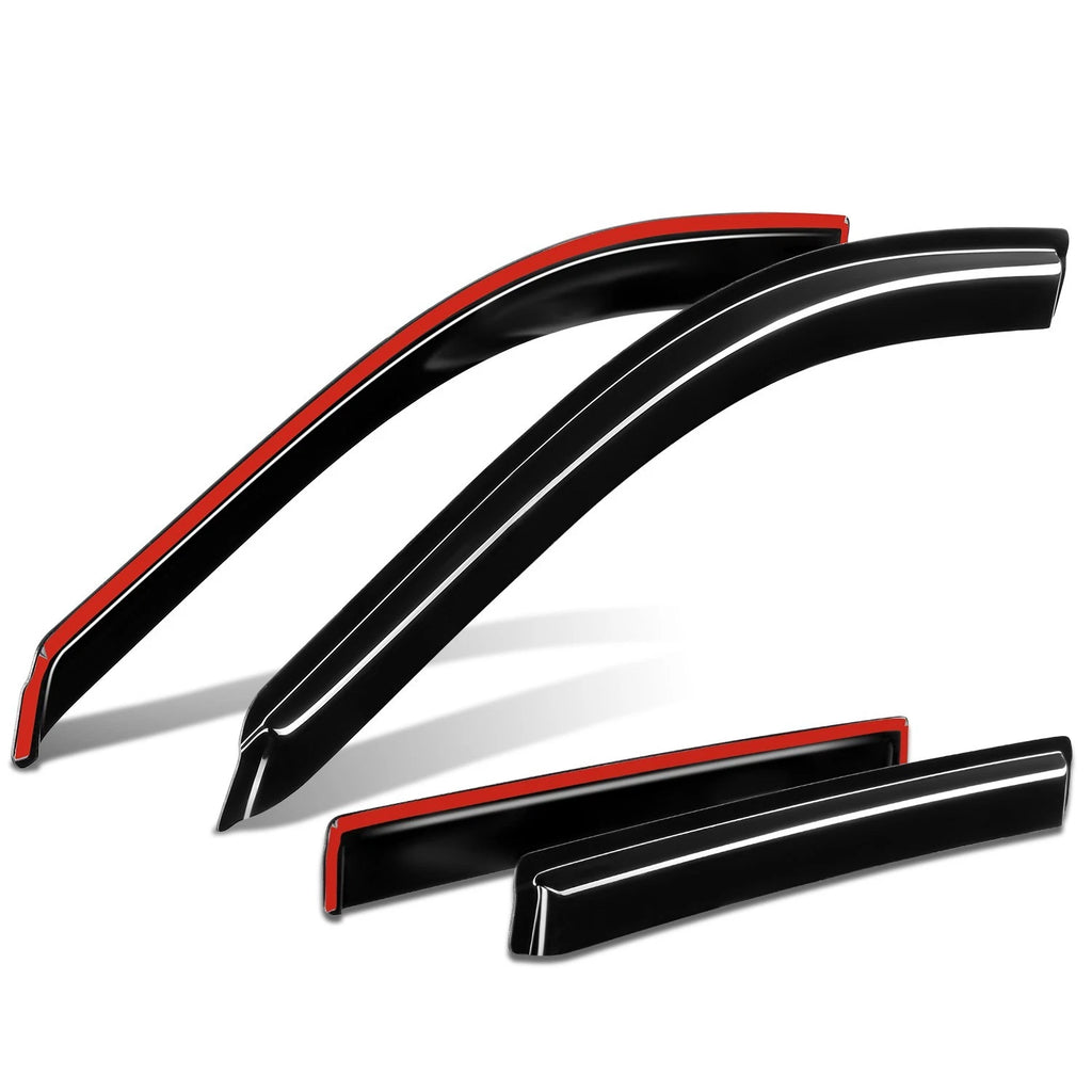 4-Piece 3M Tape On Wind Rain Side Window Visors for Subaru Outback (2010–2014)