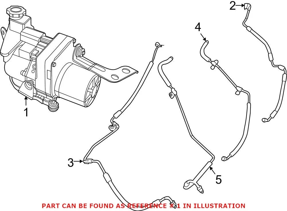 Power Steering Pump for Dodge Charger (OEM, 2006–2010)