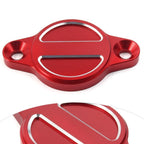 Engine Oil Filter Cap Cover Guard Red for Ducati Monster 1100 1200 Multistrada (2009–2019)