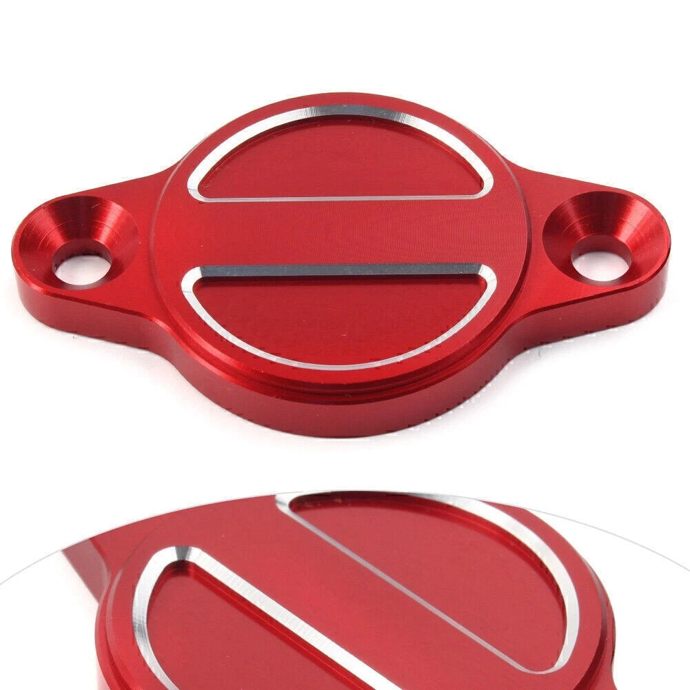 Engine Oil Filter Cap Cover Guard Red for Ducati Monster 1100 1200 Multistrada (2009–2019)