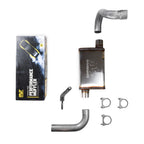 2.5" Single Exhaust Kit for Jeep Wrangler (2018–2025) Stainless Steel