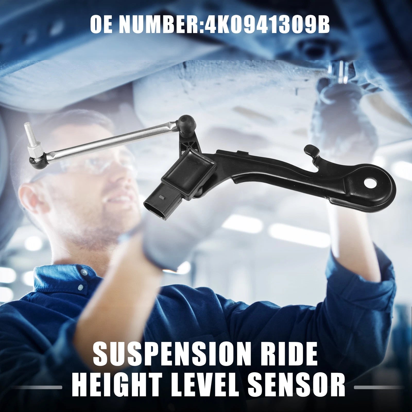 Air Suspension Ride Height Level Sensor for Audi A6 allroad (2013–2018) No. 4K0941309B