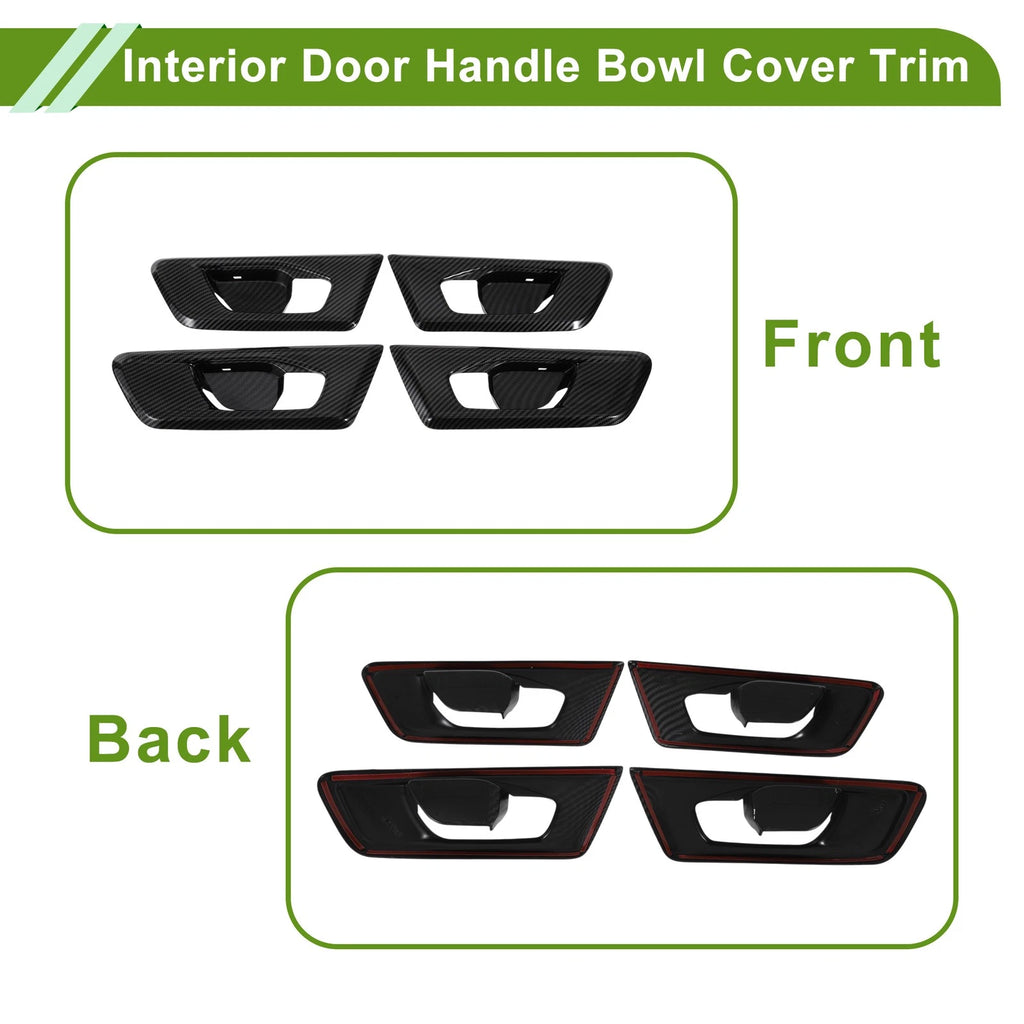 Set of 4 Interior Door Handle Bowl Cover Trim for Honda CR-V (2017–2022)