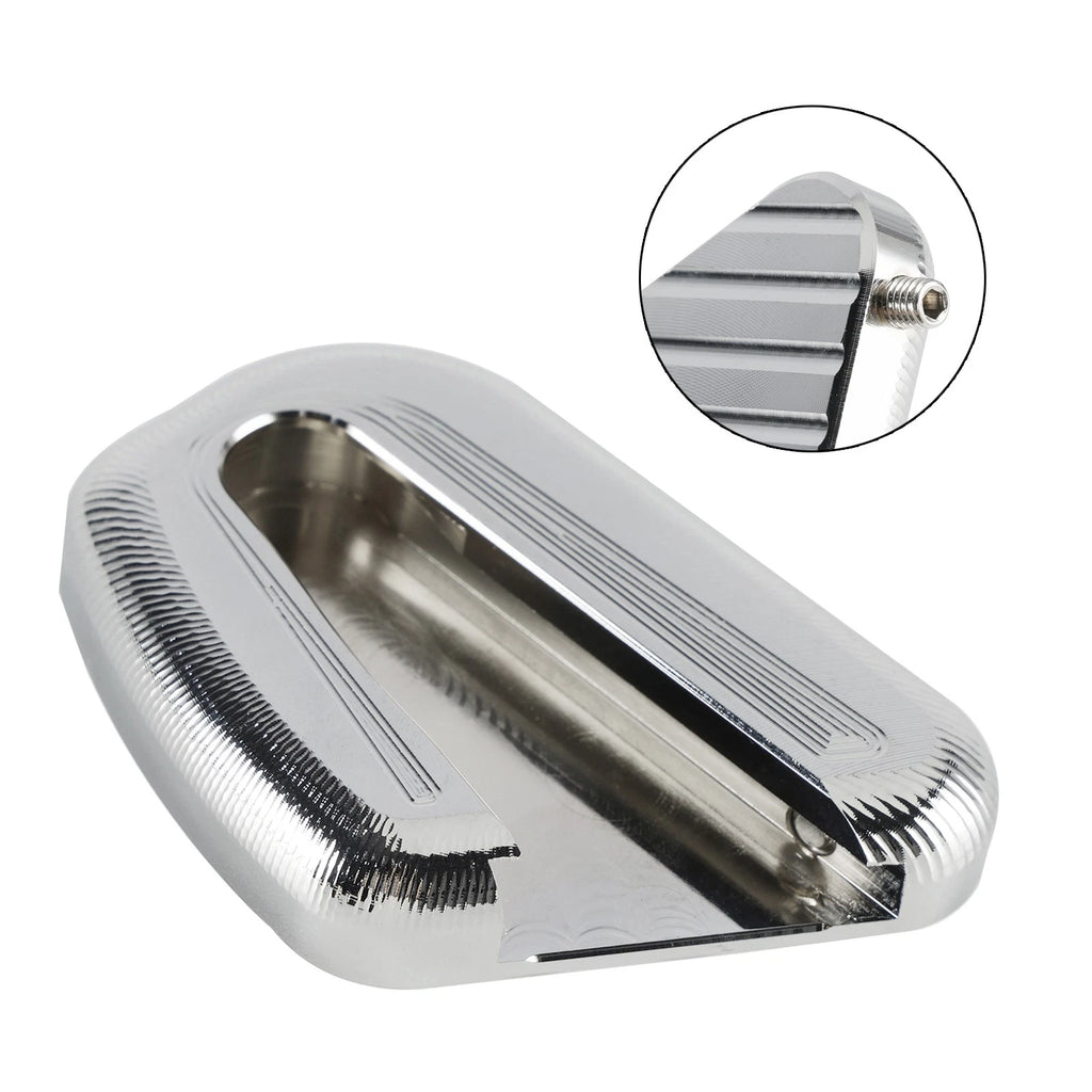 Kickstand Enlarger Plate Pad for Honda Goldwing GL1800 (2018–2023) Silver