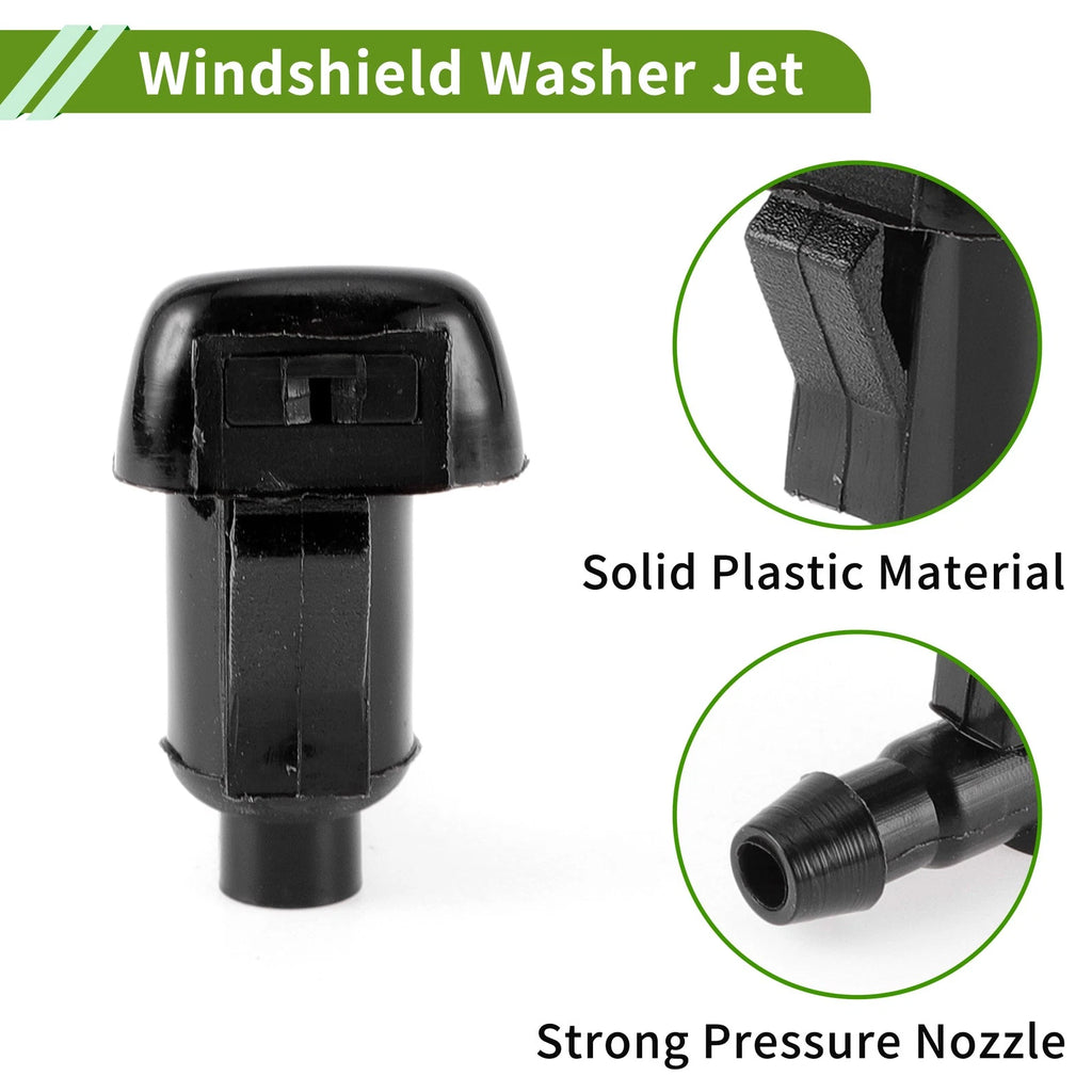 Set of 1 Windshield Washer Nozzle w/ Hose Connector for GMC (No.15247800)